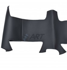 Funda de cuero negro para volante de Peugeot 408 /Peugeot 308, cosida a  mano - AliExpress