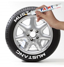 Comprar Rotulador permanente impermeable para neumáticos de coche, rotulador  de pintura con letras de goma, color blanco G8W8