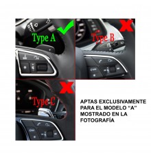 Autocollants d'extension de palettes de Changement de Volant de Voiture,  pour Audi A3 8P 8V A4 B8 A5 A6 C7 A7 A8 Q3 Q5 Q7 S3 S5 S6 S7 SQ5 TT
