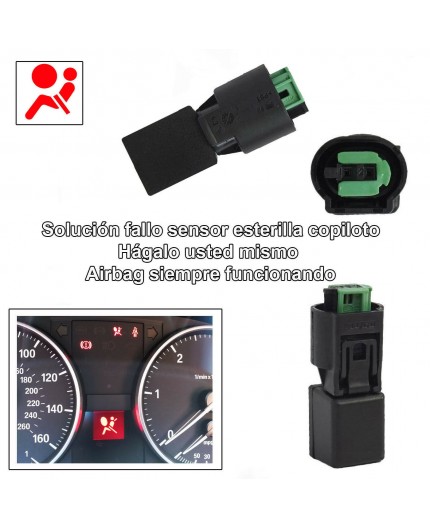 Solução para o sensor de presença do airbag do assento do passageiro para BMW E36 E38 E39 E46 E53 Z3 Z4